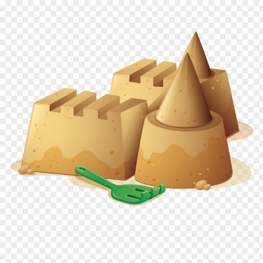 Vector Sand Castle Royalty-free Art And Play Stock Illustration PNG