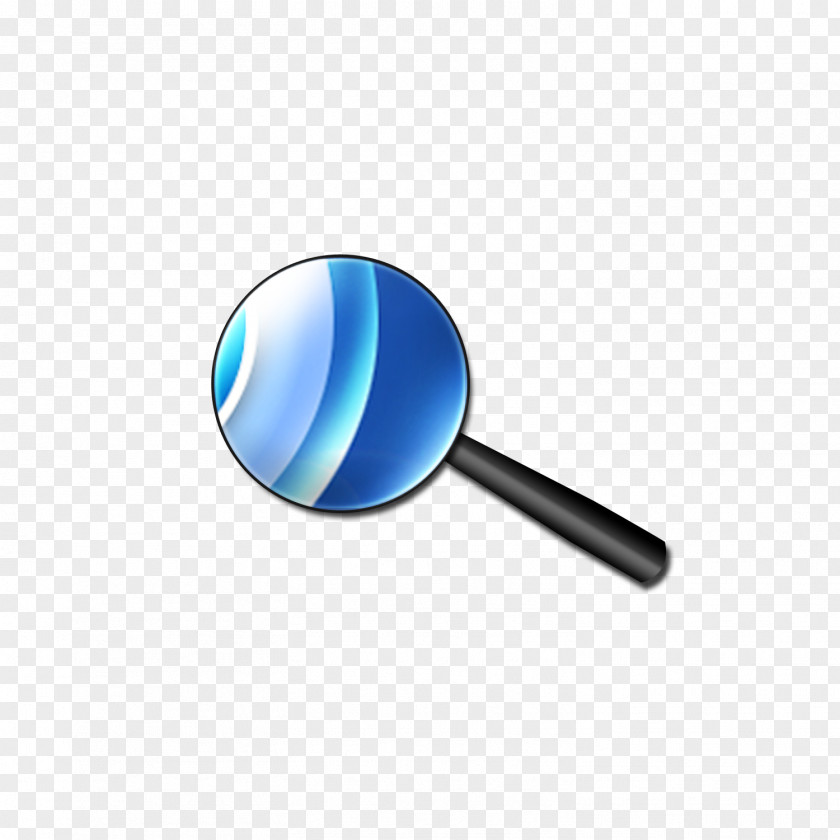 Blue Lens Magnifying Glass PNG