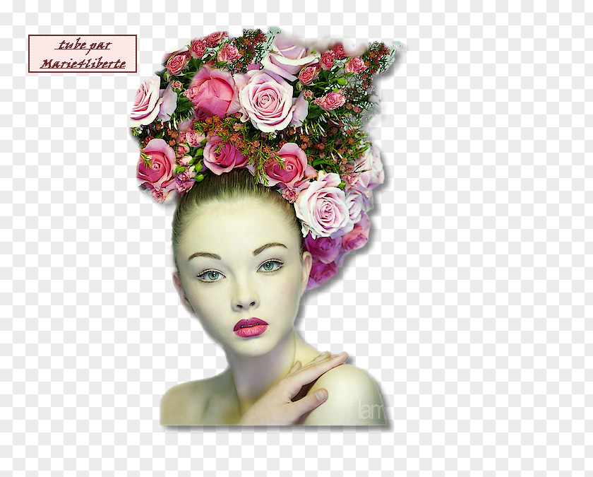 Flower Headpiece Floral Design Fashion Headgear PNG