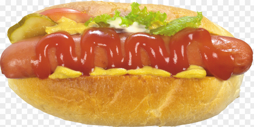 Hot Dog Chicago-style Fast Food Breakfast Sandwich Hamburger PNG
