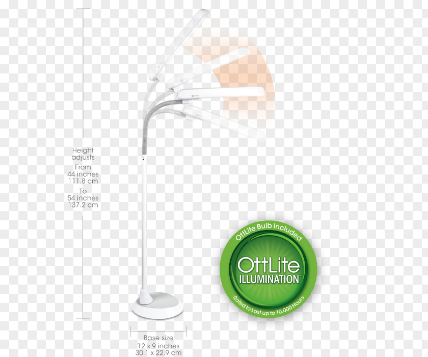 Lamp OttLite 8FTPN4 Lampe De Bureau Ott Lite Lighting PNG