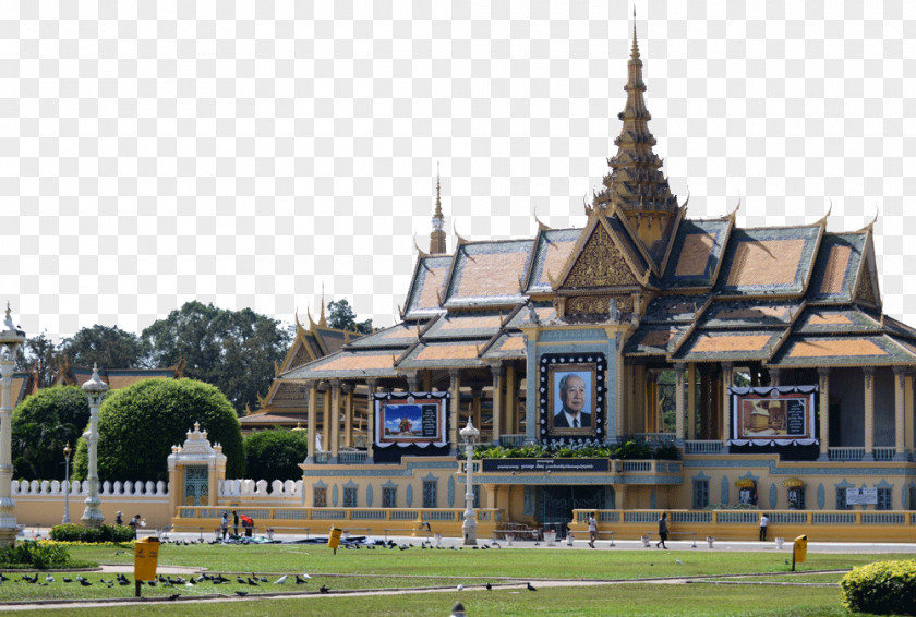 Royal Palace Scenic Area Palace, Phnom Penh Angkor Wat Tonlxe9 Sap Mekong Grand PNG