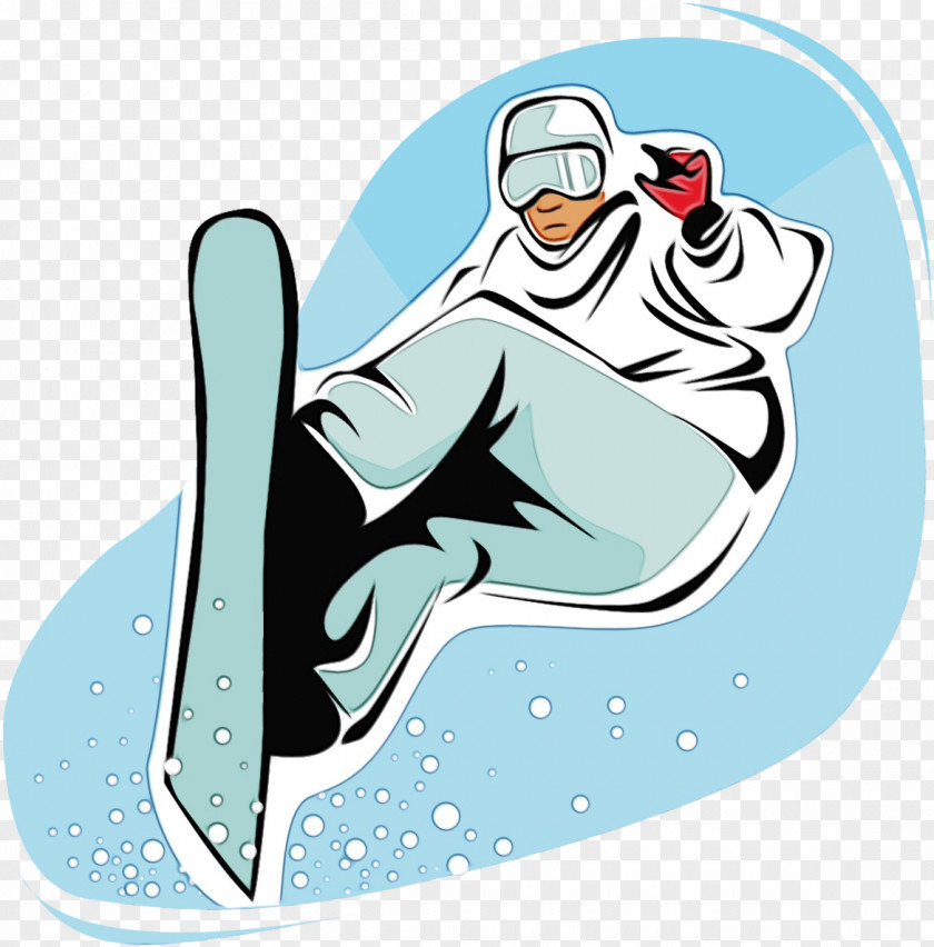 Ski Winter Sport Cartoon PNG