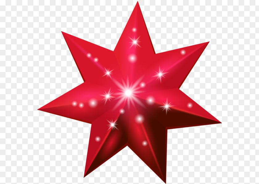 Red Star Art Clip PNG
