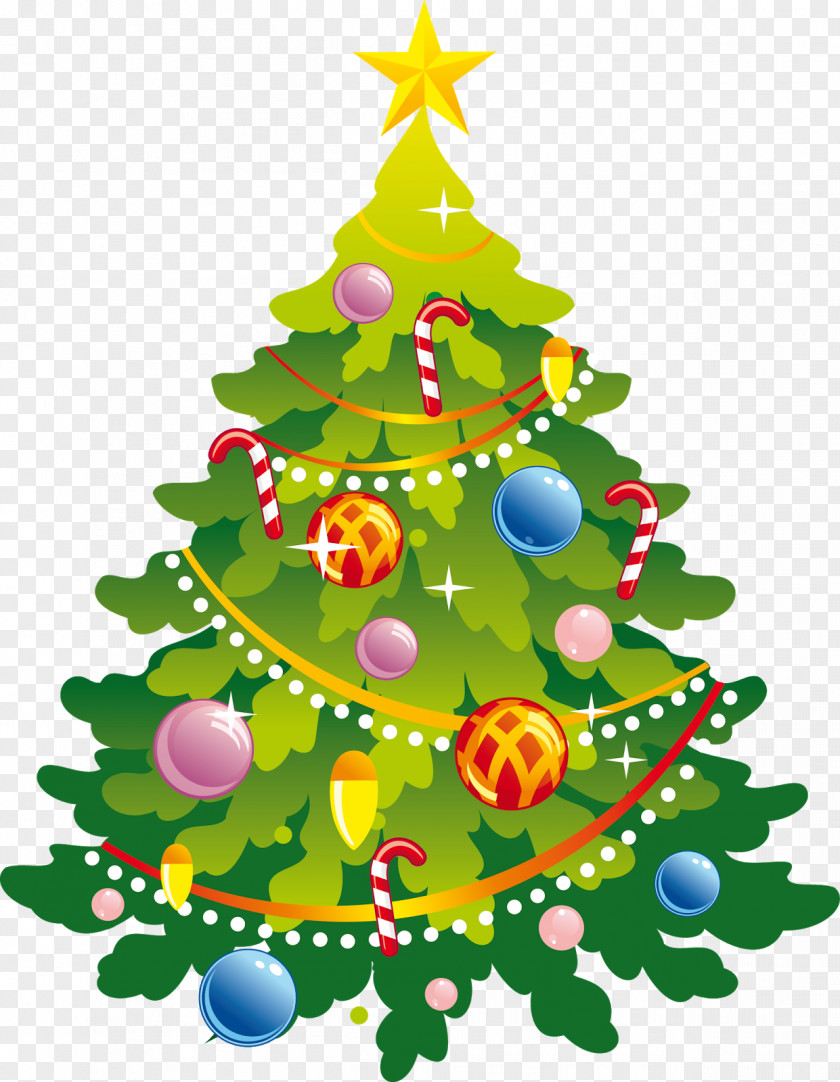 Santa Claus Christmas Tree Clip Art PNG