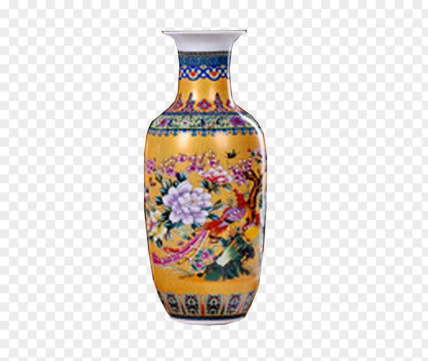 Vase Jingdezhen Ceramic Porcelain Ornament PNG