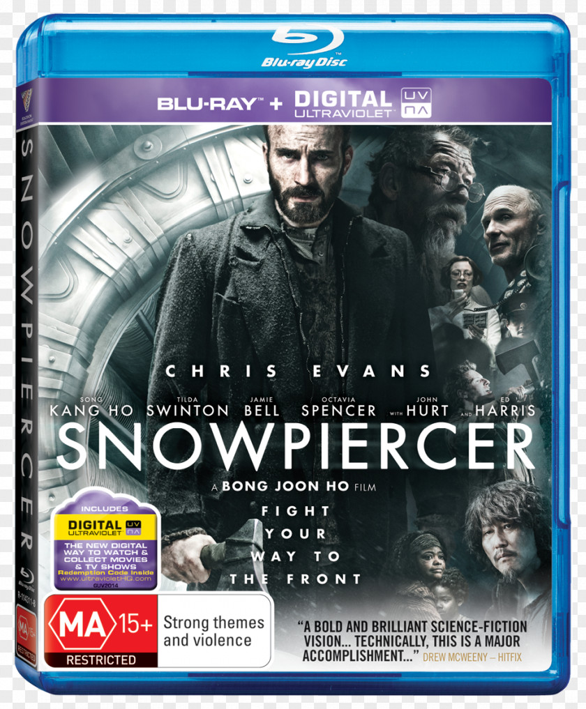 Chris Evans Snowpiercer Blu-ray Disc United States Film PNG