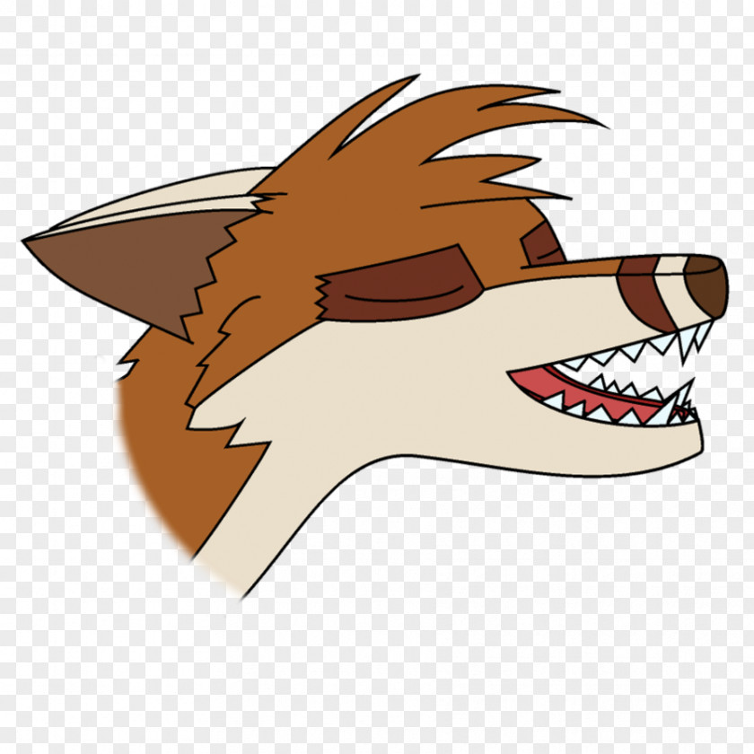 Fox Sleeping Jaw Headgear Legendary Creature Clip Art PNG