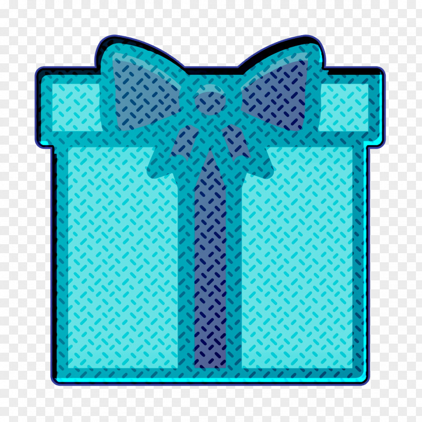 Electric Blue Cross Birthday Icon Box Christmas PNG