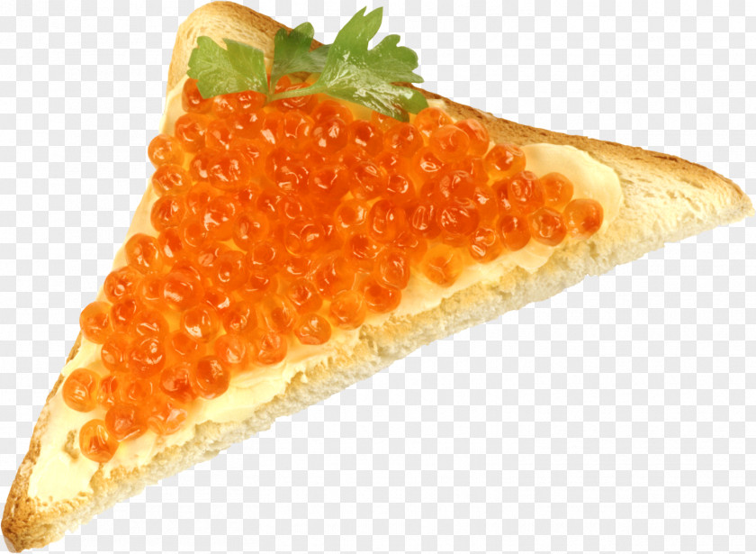 Sandwich Image Butterbrot Red Caviar Pollock Roe PNG