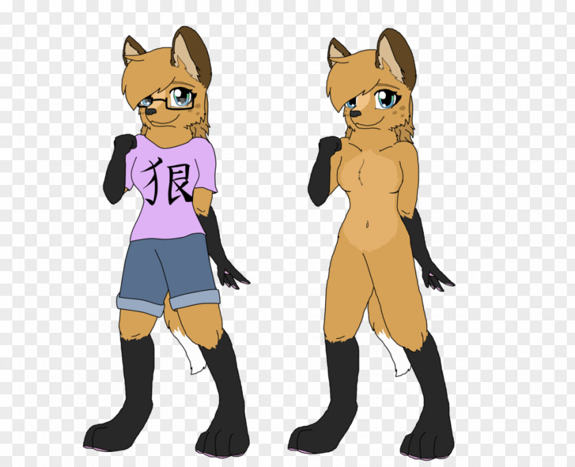 Cat Fox Fur Dog Costume Design PNG