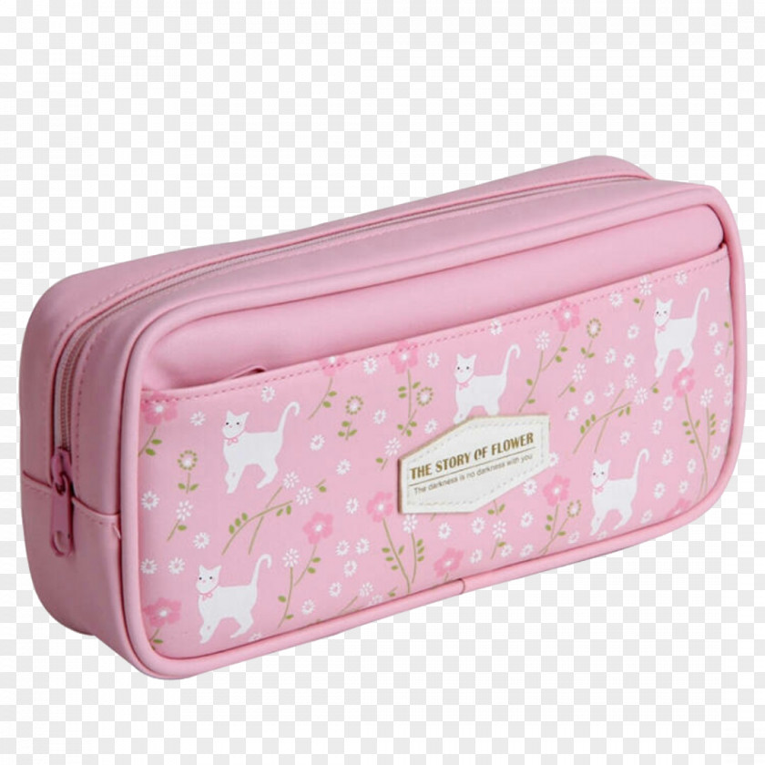 Pink Pencil Case Stationery Bag PNG