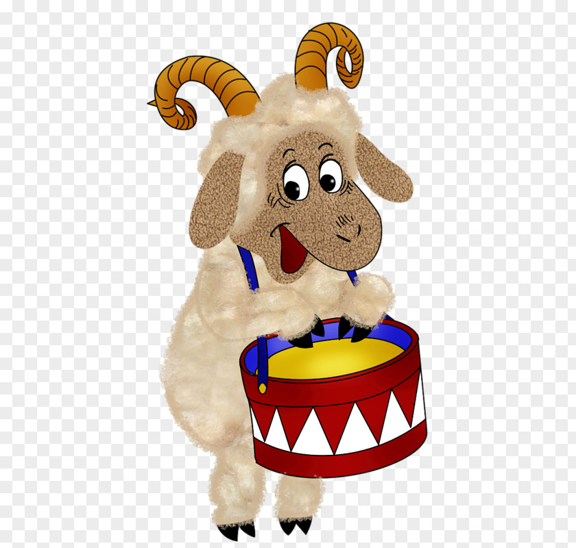 Smiling Goat Sheep Animation PNG