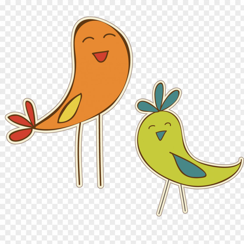 Cartoon Bird Material Clip Art PNG