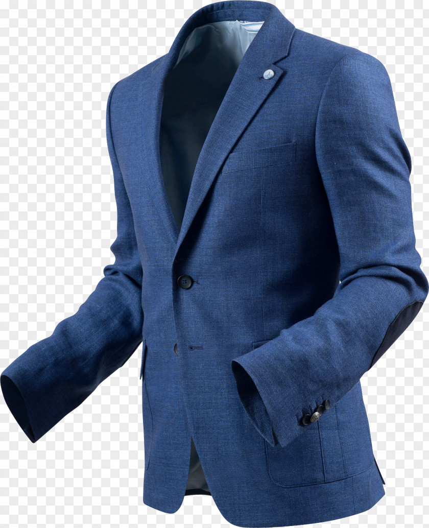 Low Collar Cobalt Blue PNG