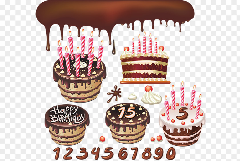 Chocolate Cake Birthday Shortcake PNG