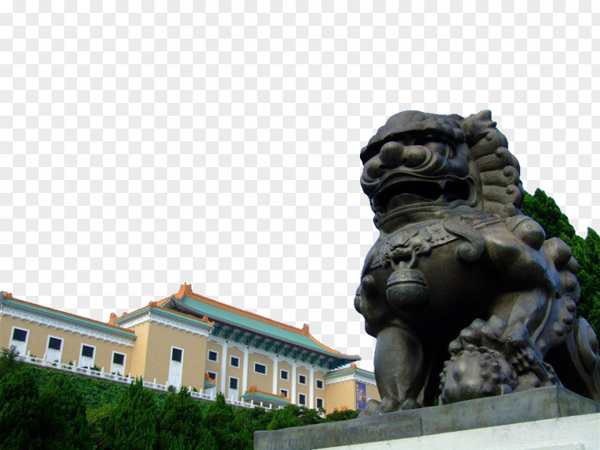 National Palace Museum Entrance Bronze Lion Lungshan Temple Of Manka Forbidden City The Imperial Collections Tokyo PNG