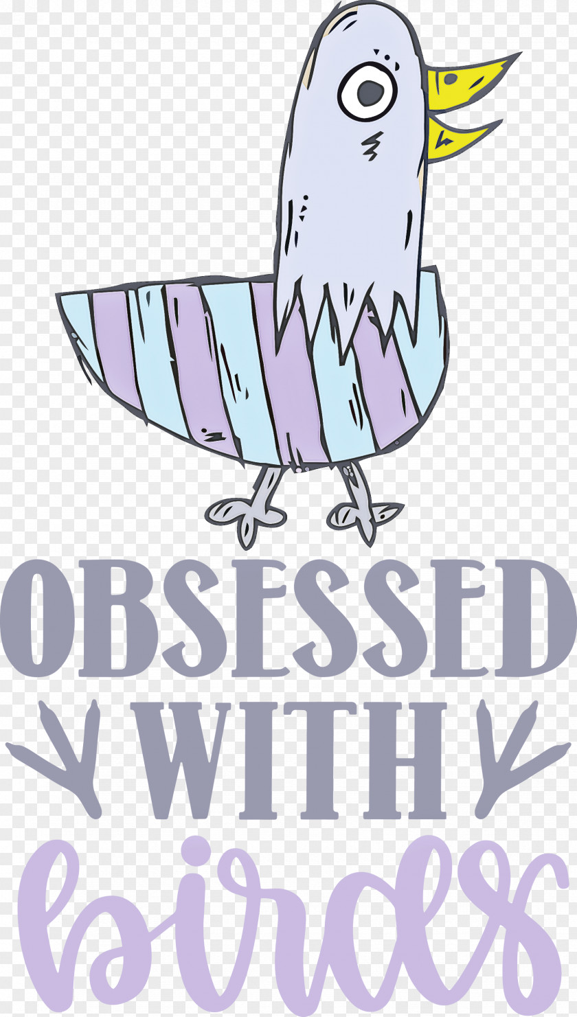 Obsessed With Birds Bird Quote PNG