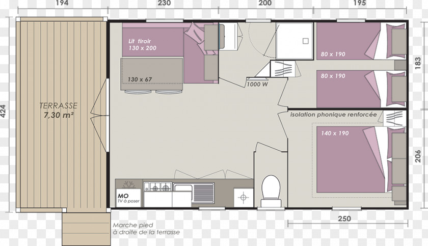 Wc Plan Camping El Pinar Beach Accommodation Campsite Sun Deck PNG