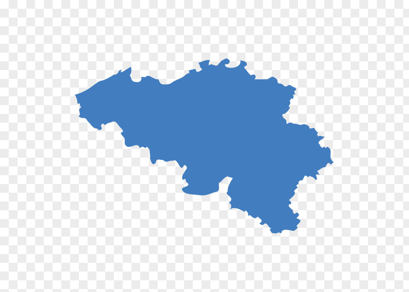 Map Belgium Blank Vector PNG