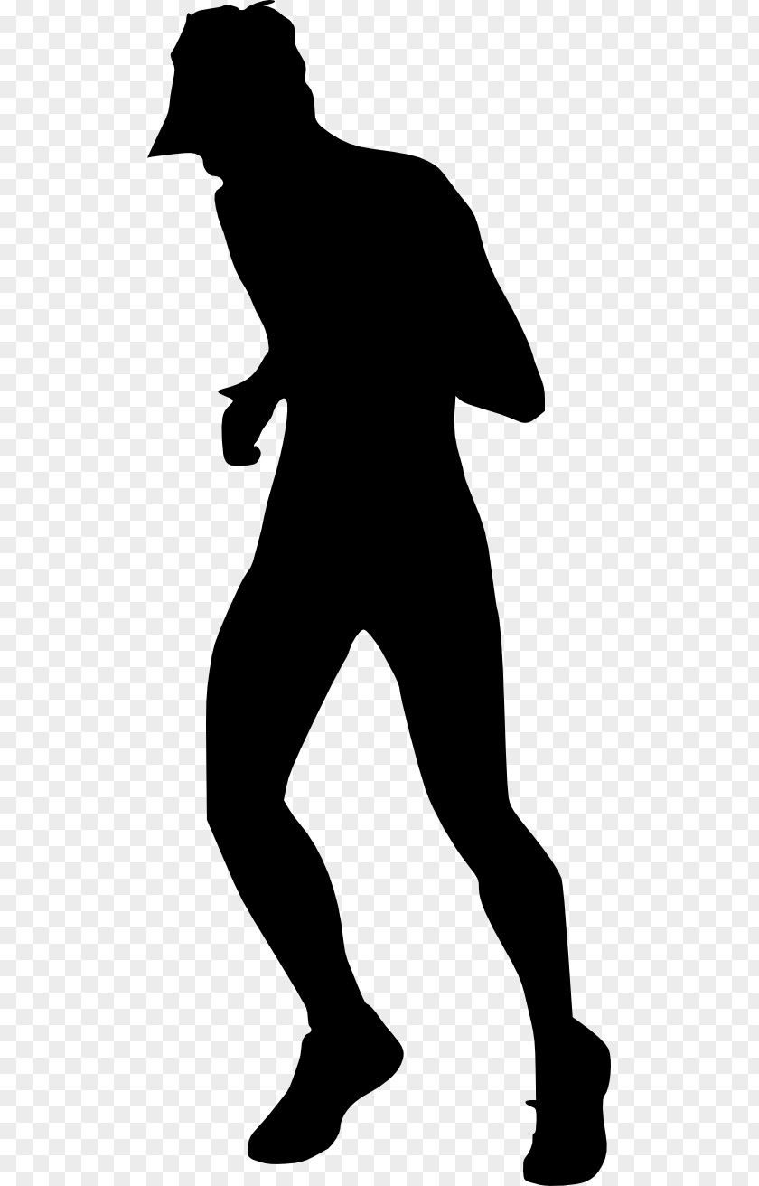 Running Man Silhouette Clip Art PNG