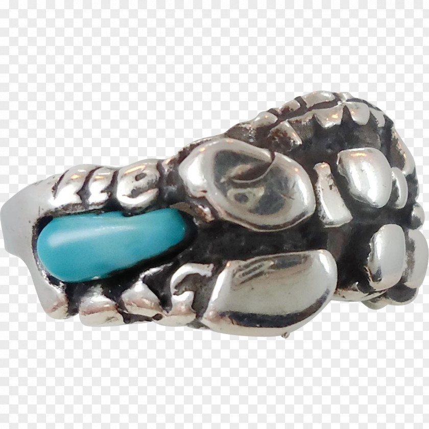 Silver Turquoise Ring Size Jewellery PNG