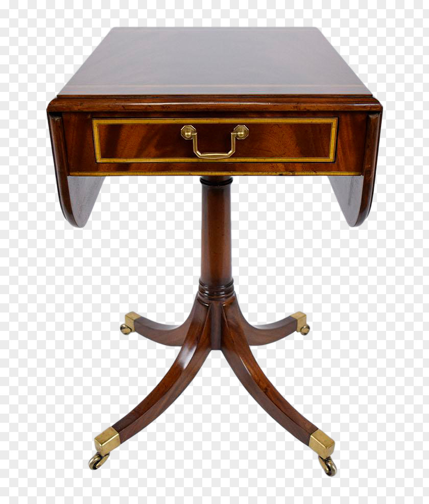 Table End Tables Mahogany Side Antique PNG