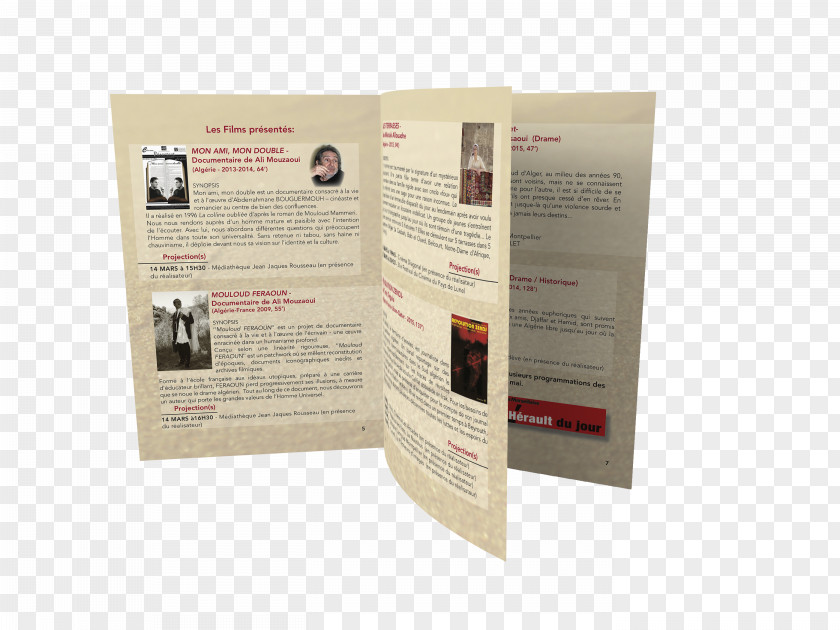 Brochure Mockup Graphic Designer Artist Création Graphique PNG