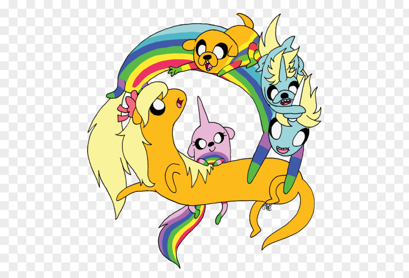 Corn Dog Rainbow Cartoon Fan Art Clip PNG