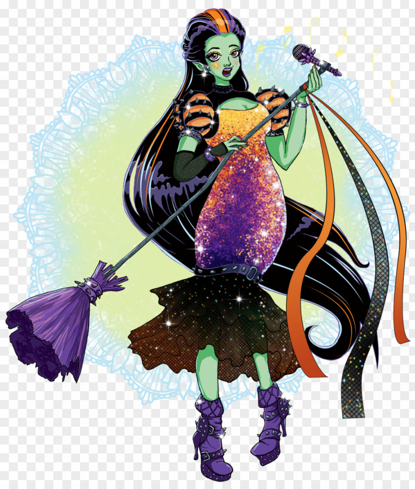 Fierce Monster High Doll Toy OOAK PNG