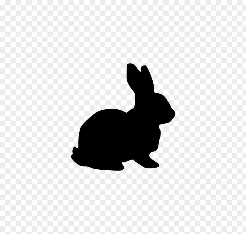 Hare Silhouette Clip Art Rabbit Easter Bunny PNG