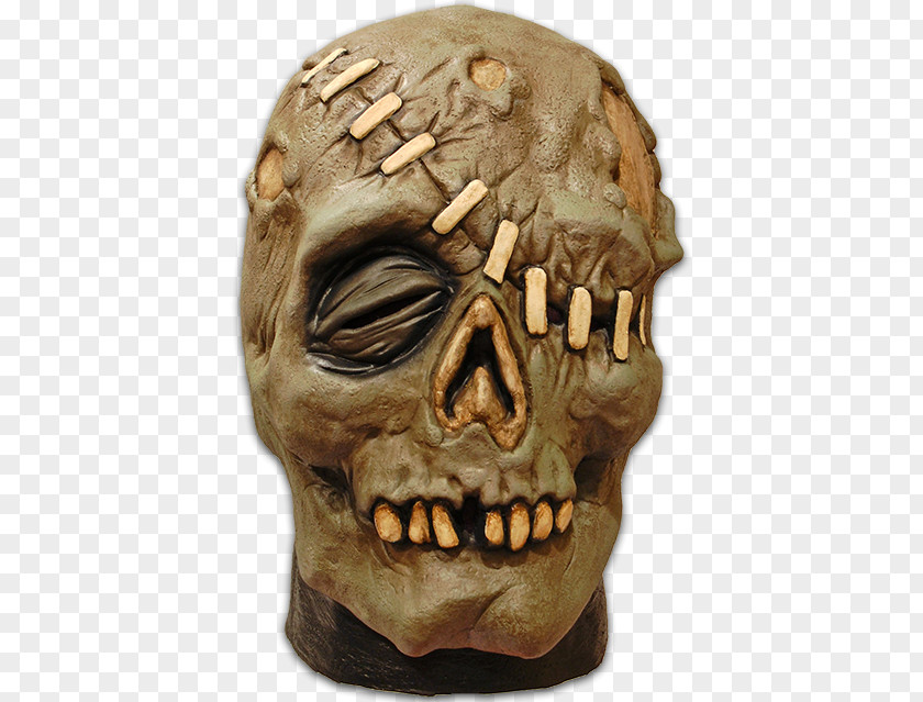 Skull Head Skeleton Bone Halloween Costume PNG