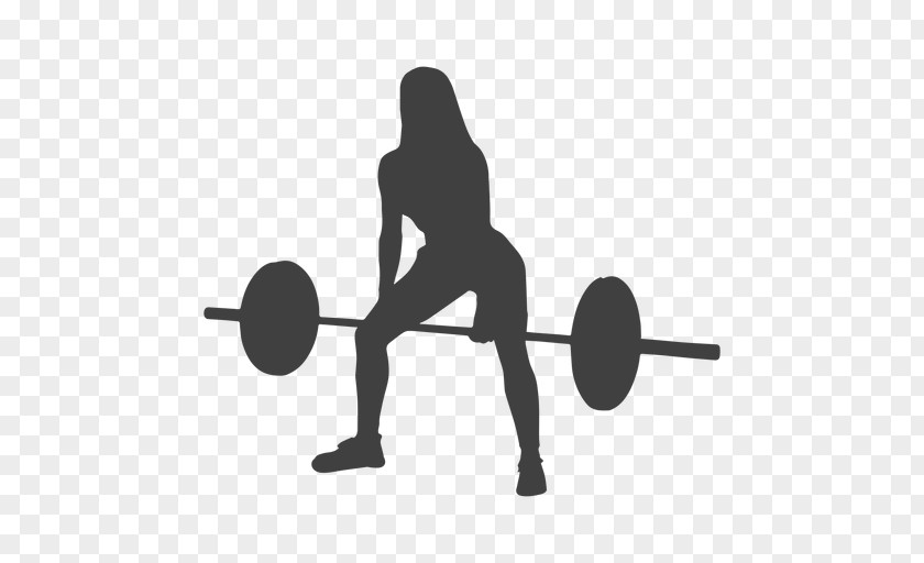 Barbell Silhouette Physical Fitness Drawing Deadlift PNG