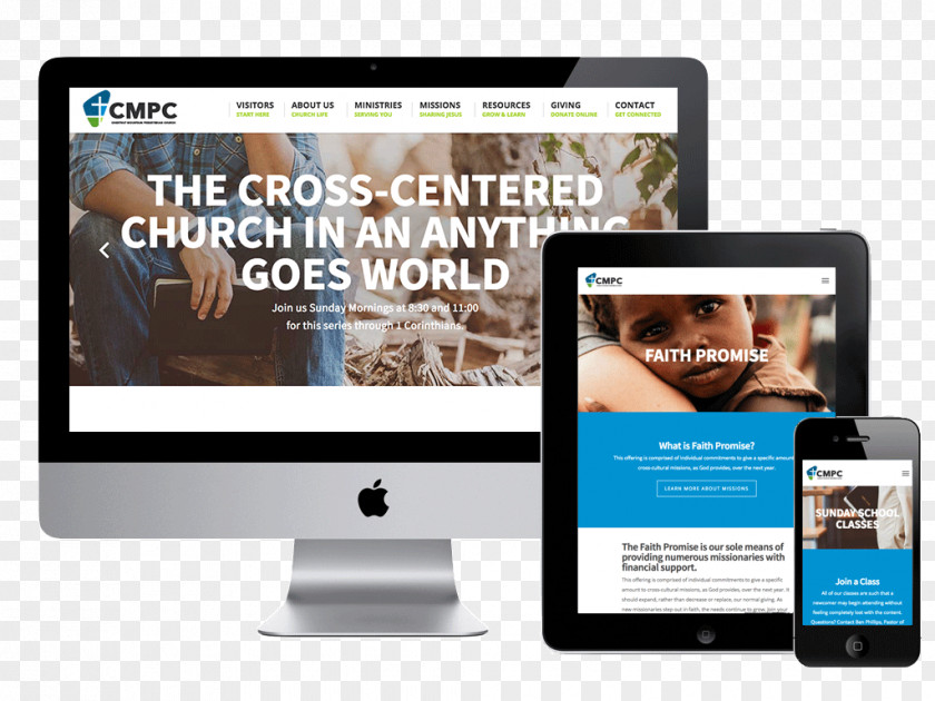 Church Marketing Responsive Web Design Website Development Page PNG