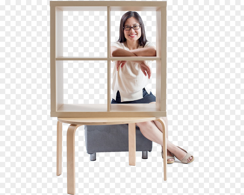 Content Page Shelf Sitting Chair PNG