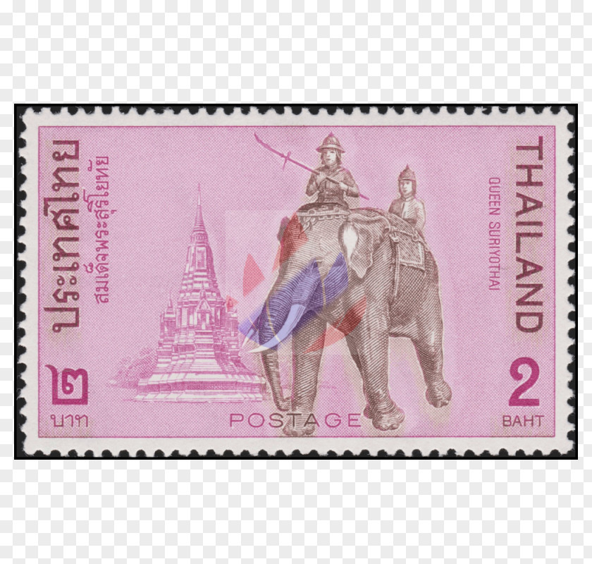 Rechter Nebenfluss Der March Indian Elephant Postage Stamps Fauna Elephantidae Pink M PNG