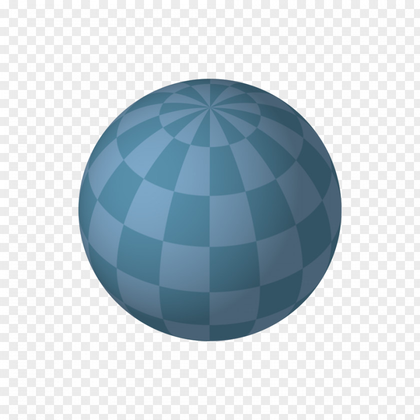 Blue Sphere Solid Geometry Geometric Shape PNG