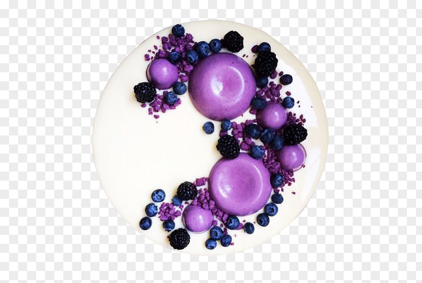 Mulberry Blueberry Cake Panna Cotta Cream White Chocolate Mousse PNG