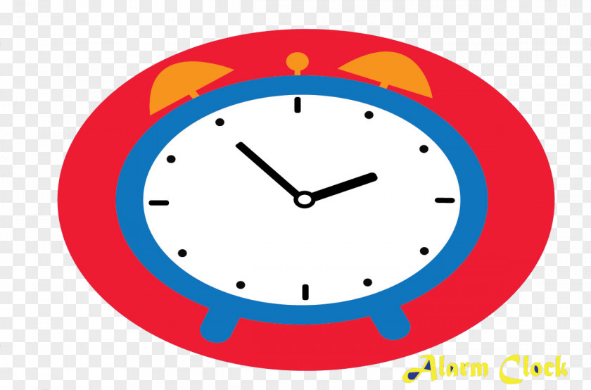 Red Alarm Clock Table Household Goods PNG