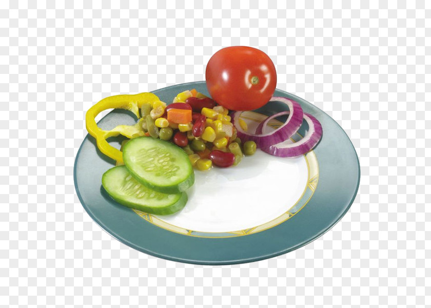 Western Art Salad Platter European Cuisine Fruit Chicken PNG