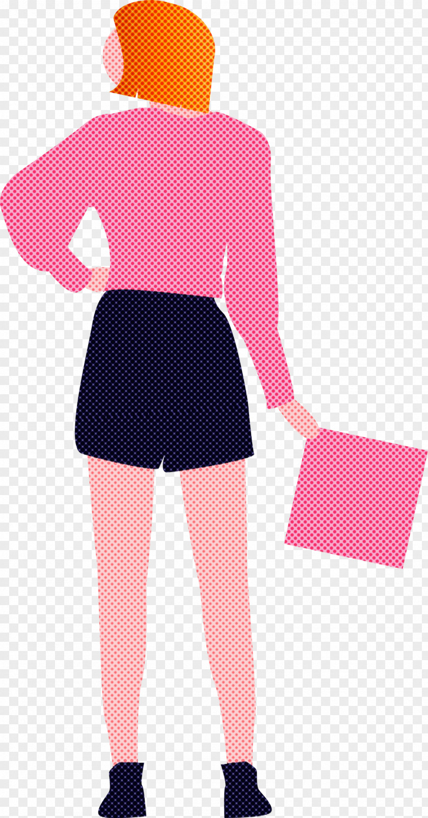 Woman Holding Paper Fashion Lady PNG