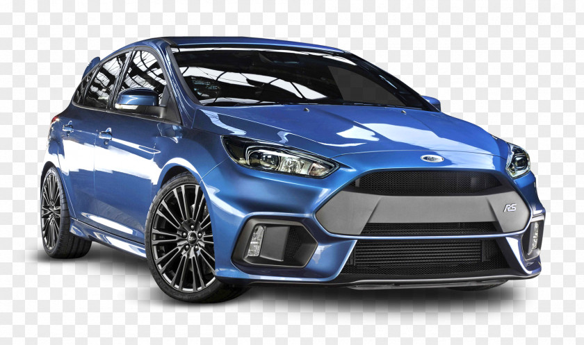 Blue Ford Focus RS Car 2016 2017 PNG