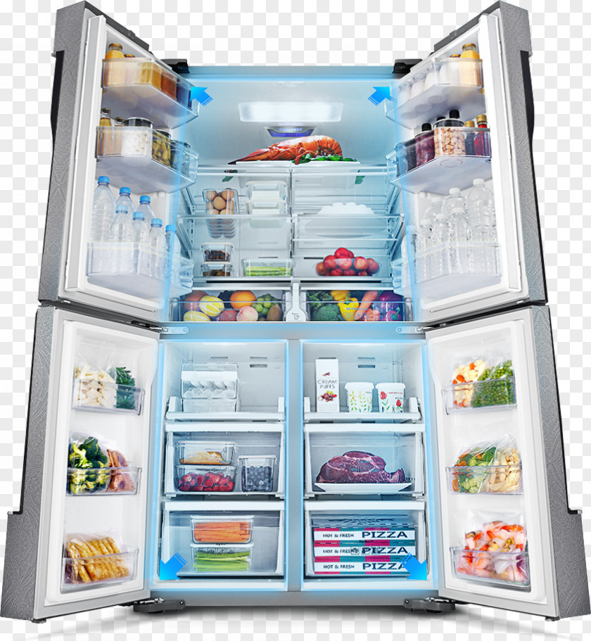 Refrigerator Auto-defrost Door LG Electronics Freezers PNG