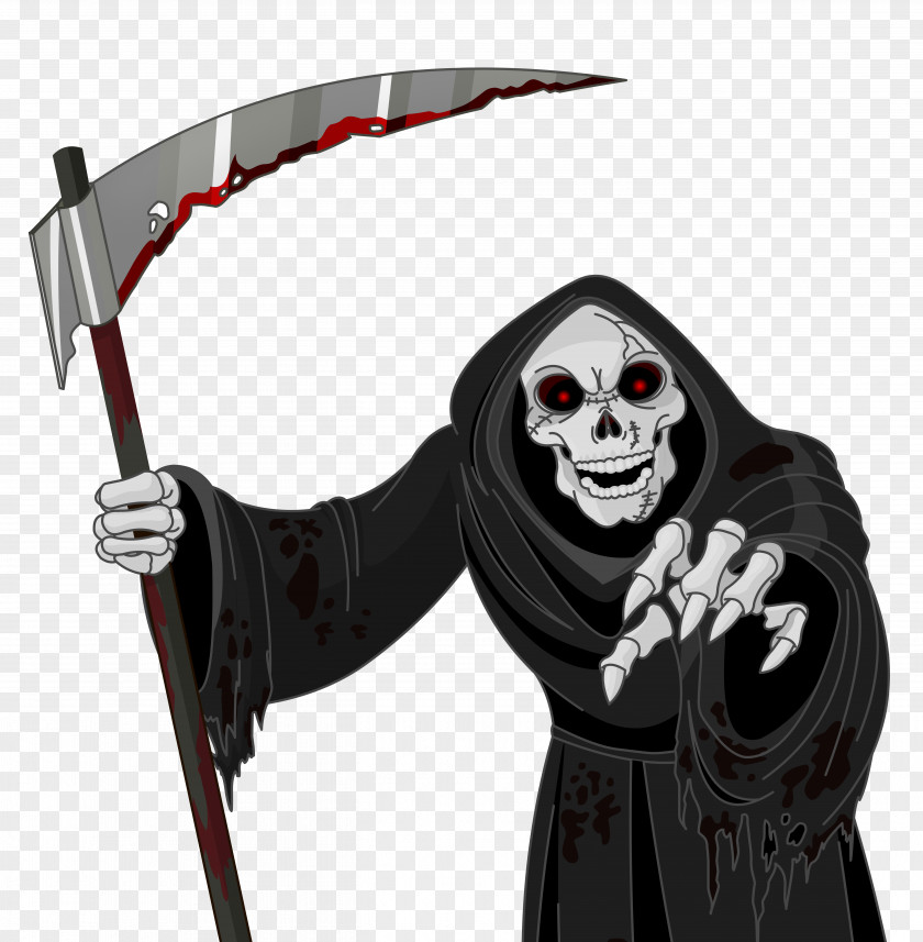 Scary Grim Reaper Vector Clipart Death Clip Art PNG