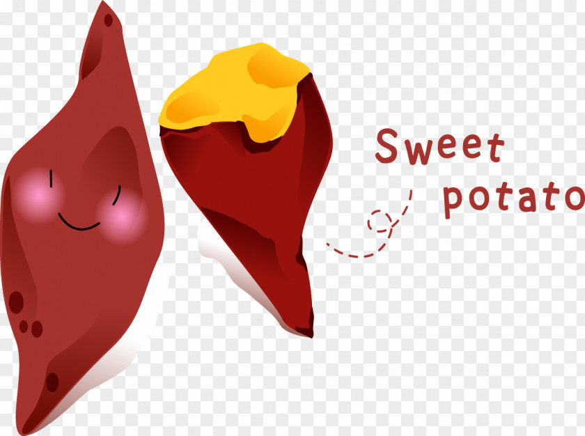 Sweet Potato Roasted Cartoon PNG