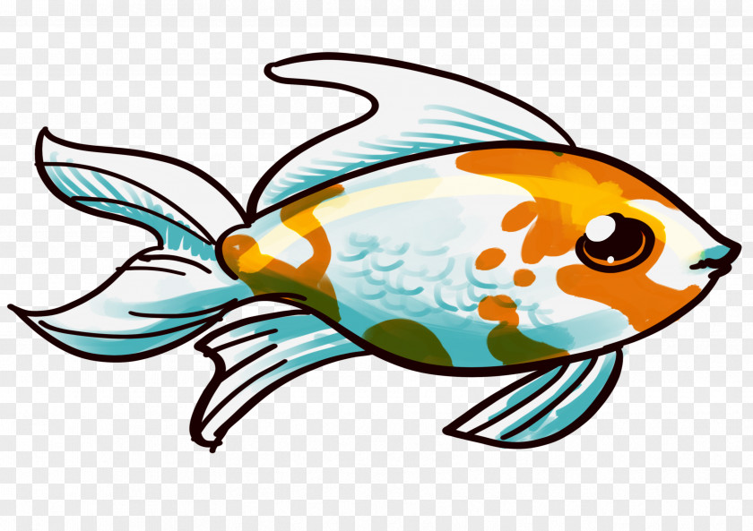 Goldfish Comet Bubble Eye Butterfly Tail Fish Breed PNG