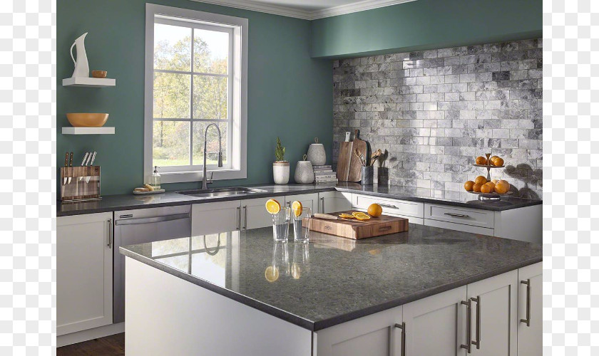 Kitchen Countertop Engineered Stone Quartz Granite PNG