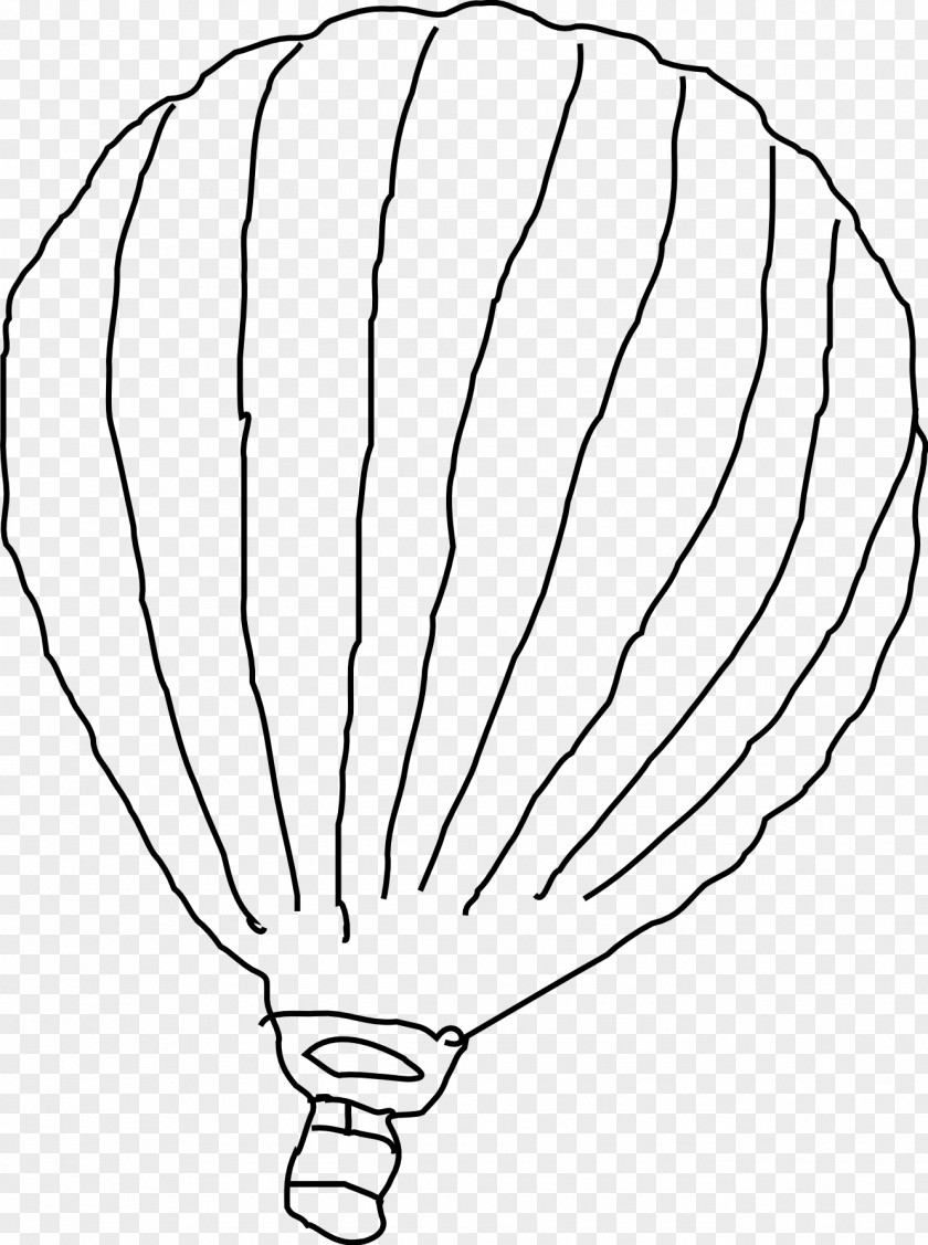Balloon Drawing Coloring Book Line Art Hot Air PNG