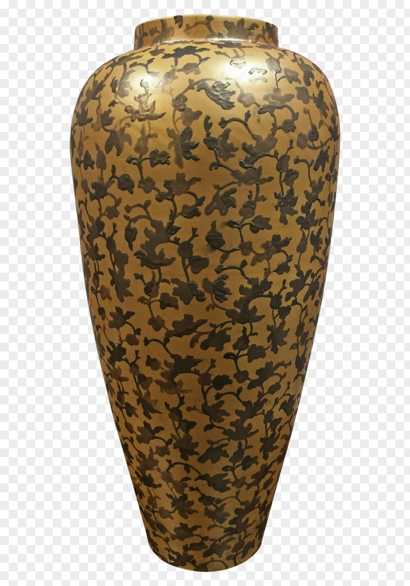 Bronze Drum Vase Design Urn PNG