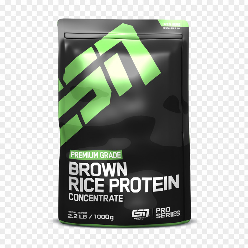Brown Rice Whey Protein Isolate Eiweißpulver PNG